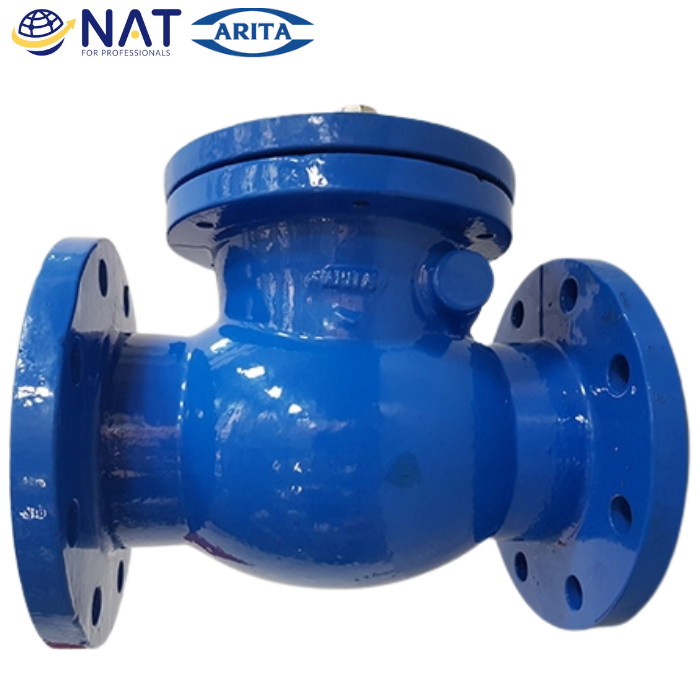 Van 1 chiều gang lá lật DI-SC-PN16