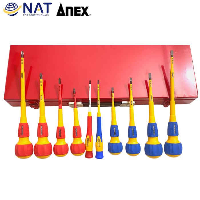 Bộ tô vít cách điện 1000V Anex HXT-10AN 